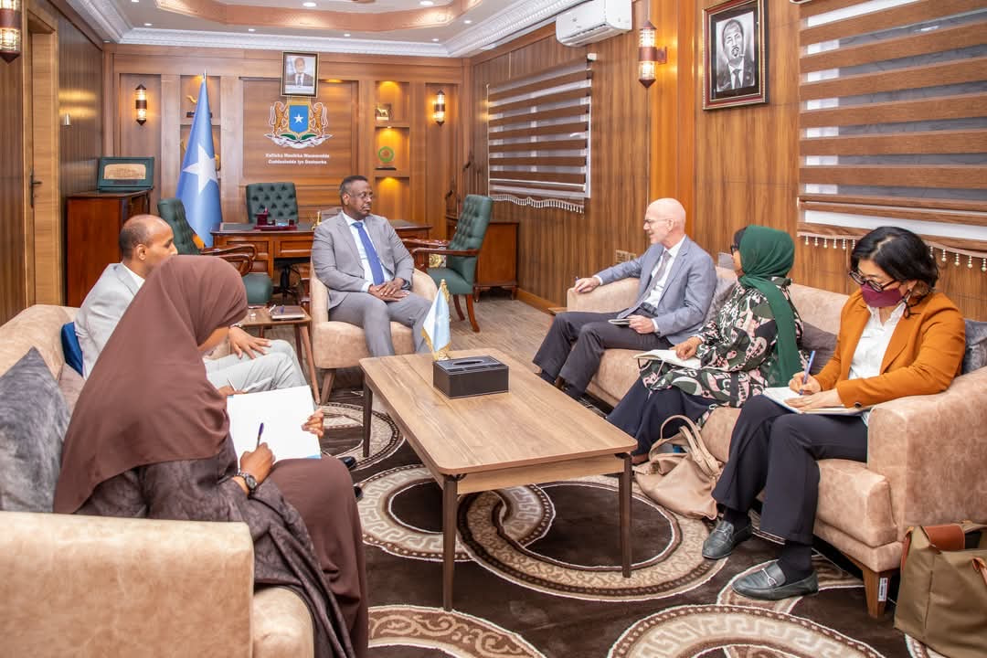 Somali Justice Minister meets UN envoy, discusses judicial reform