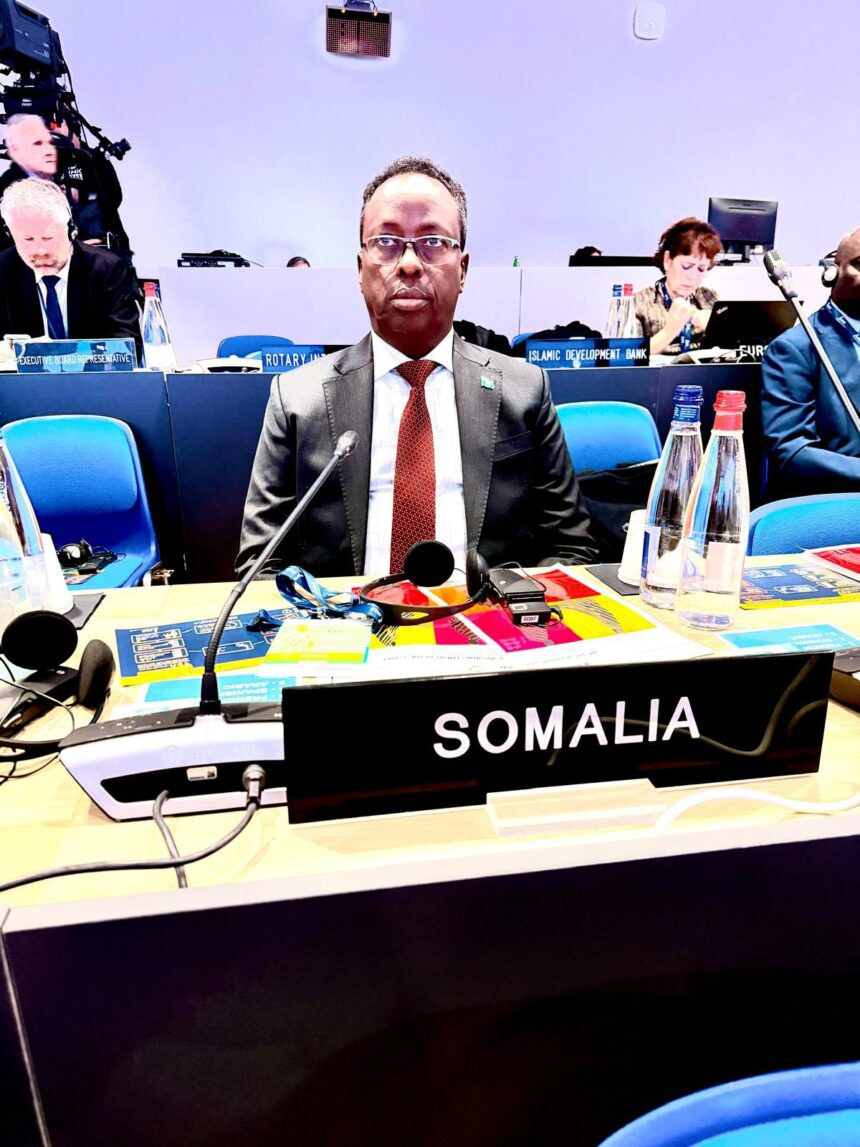 Somalia’s Agriculture Minister Attends World Agriculture Conference in Italy, Secures Development Projects