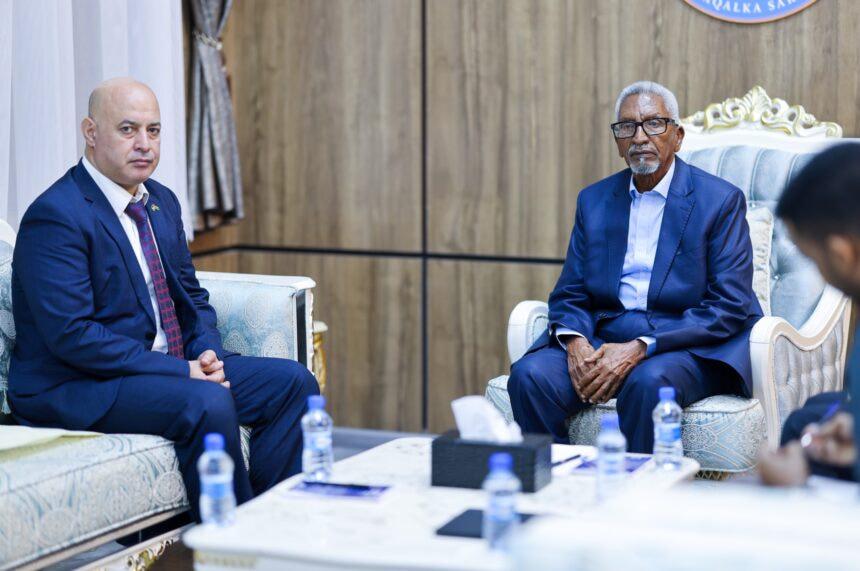 Chairman of the Senate receives newly appointed Palestinian Ambassador