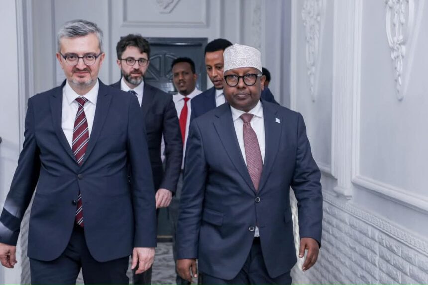 Minister of Foreign Affairs receives Turkish delegation from in Mogadishu