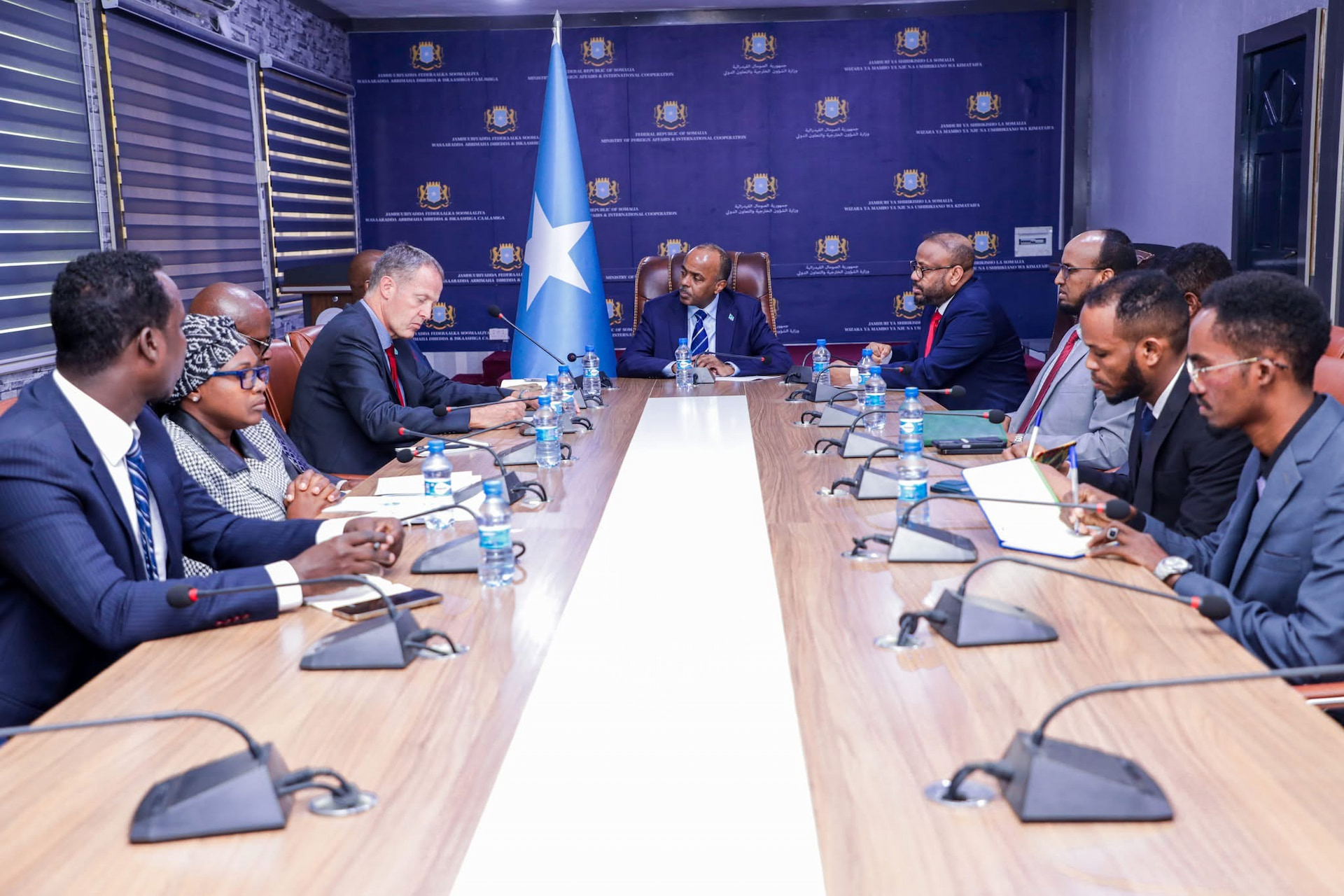 Somali State Minister for Foreign Affairs Discusses Peace and Security Enhancements with EASF Director