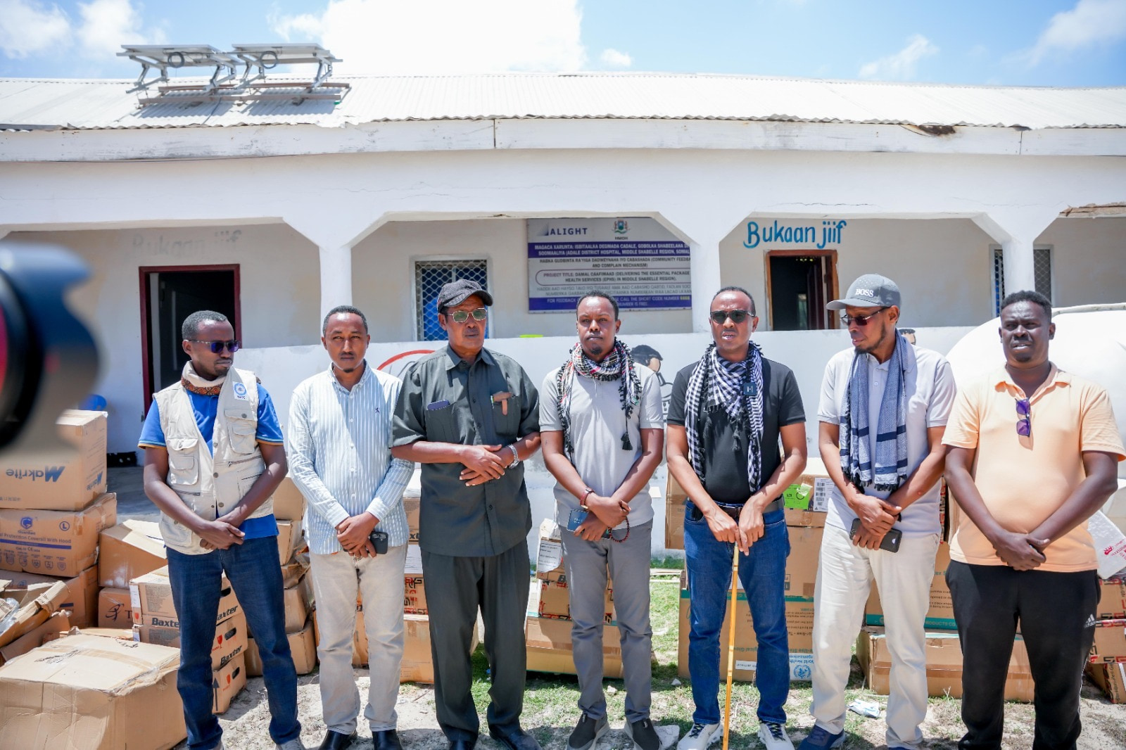 SoDMA Delivers Medical Supplies to Cadale Hospital to the Somali Army and local forces