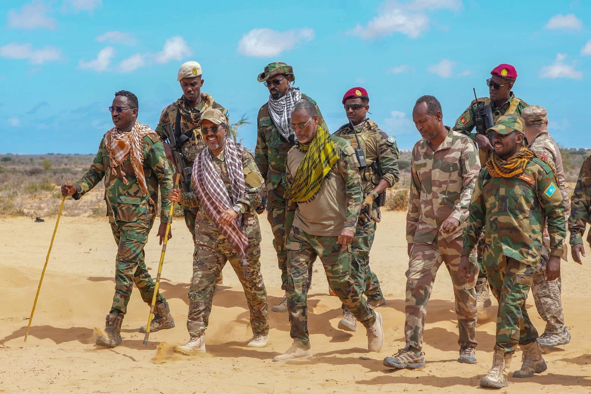 President Hassan returns to frontline regions to mobilize Anti-Terror Operations