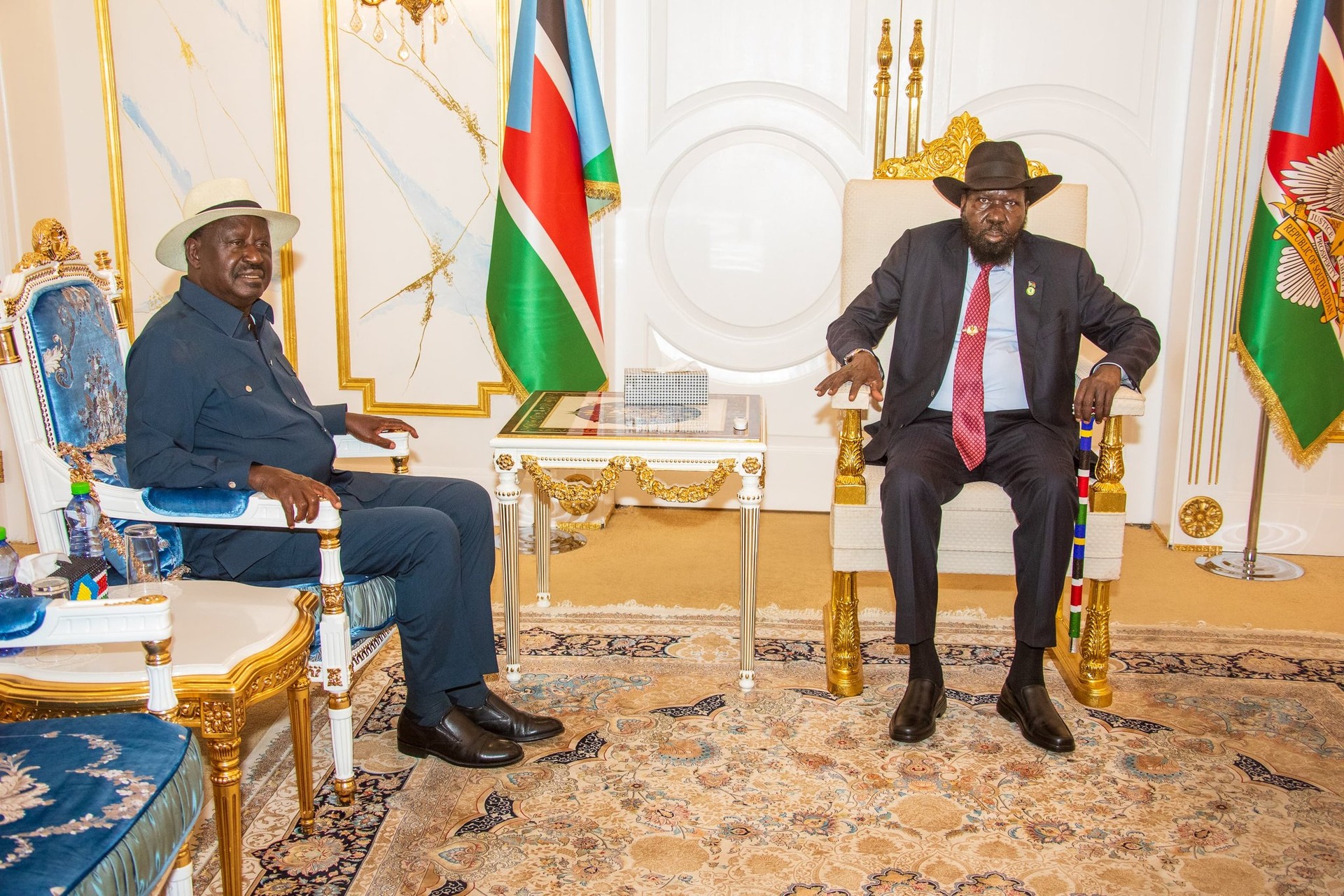 Former Kenyan PM Engages in Fruitful Talks with President Kiir, Hints at Possible Resolution to South Sudan Conflict