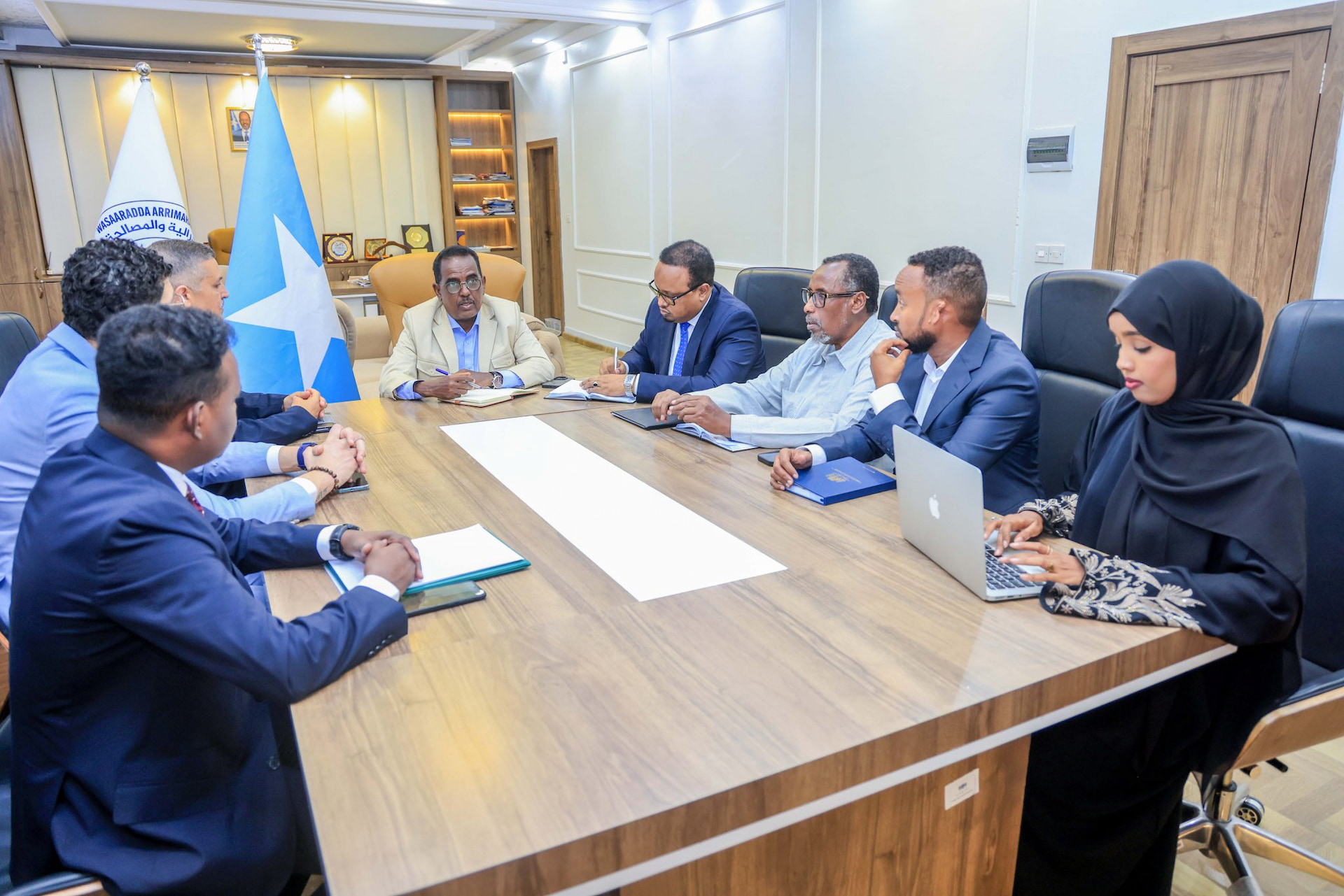 Somali Interior Ministry Leaders Meet Arab Council Delegation to Advance Democratic Governance