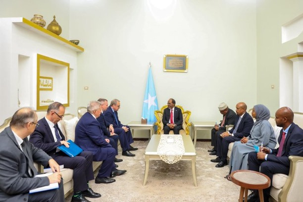 President Hassan receives Russian Envoy for Middle East and Africa in Mogadishu