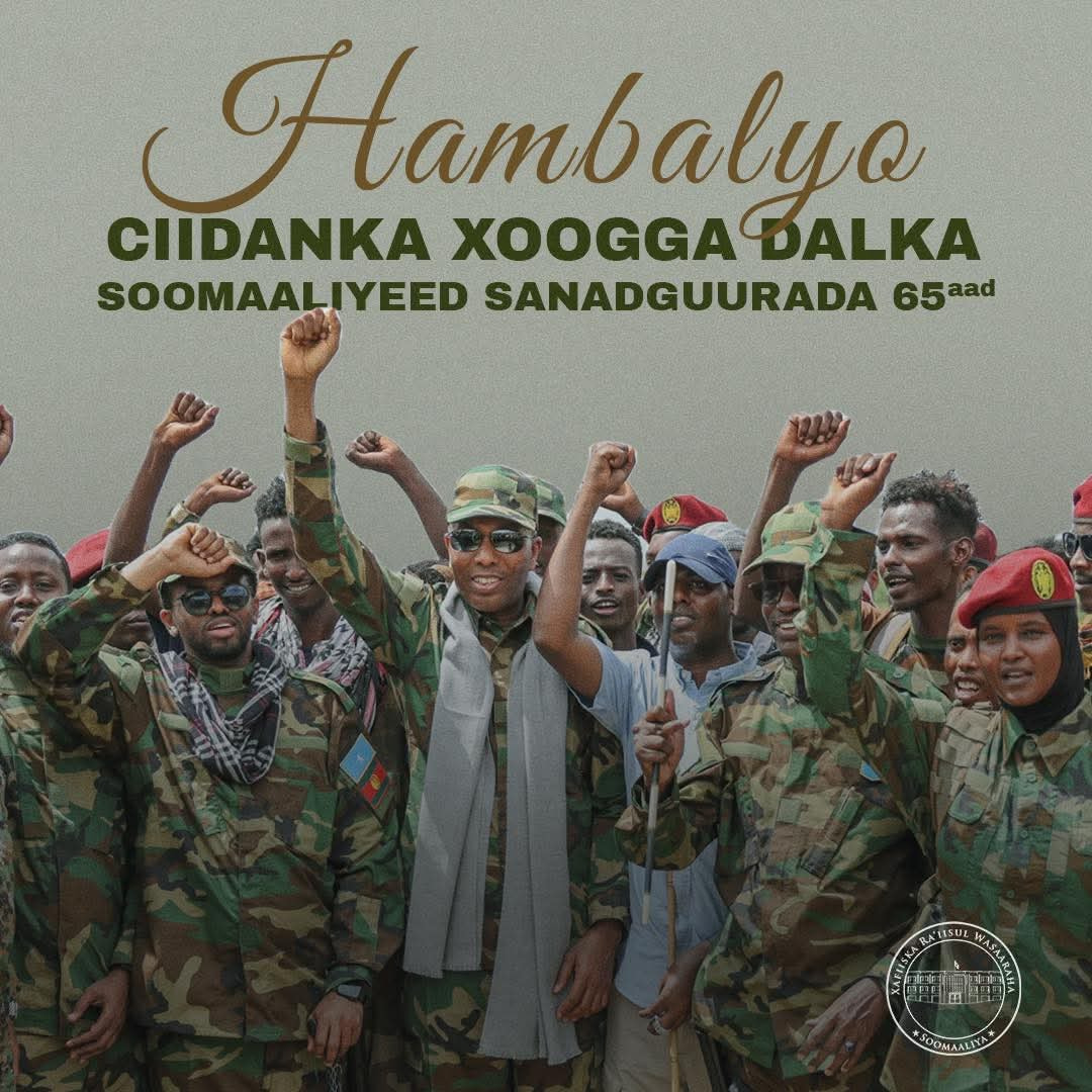 Prime Minister Hamza Congratulates Somali National Army on the 65th Anniversary