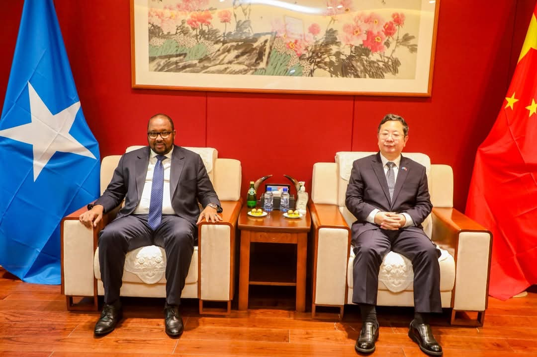 SSC-Khaatumo Leader Holds Talks with Chinese Ambassador in Mogadishu