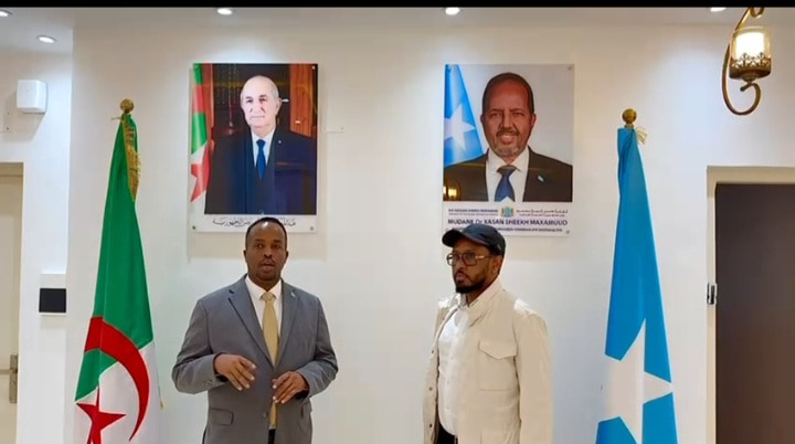 Minister of Finance Visits New Somali Embassy in Algeria