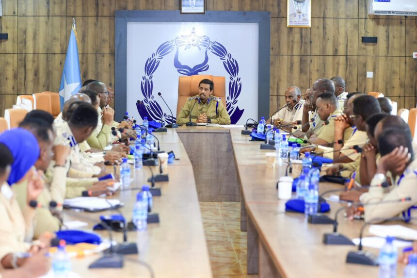 Somali Police Leadership Convenes Crucial Security Meeting in Mogadishu