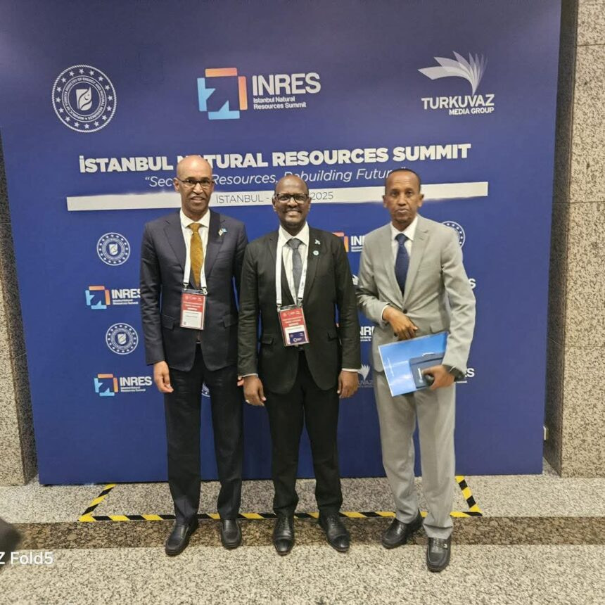Somalia’s Minister of Petroleum and Mineral Resources Attends Natural Resources Conference in Istanbul