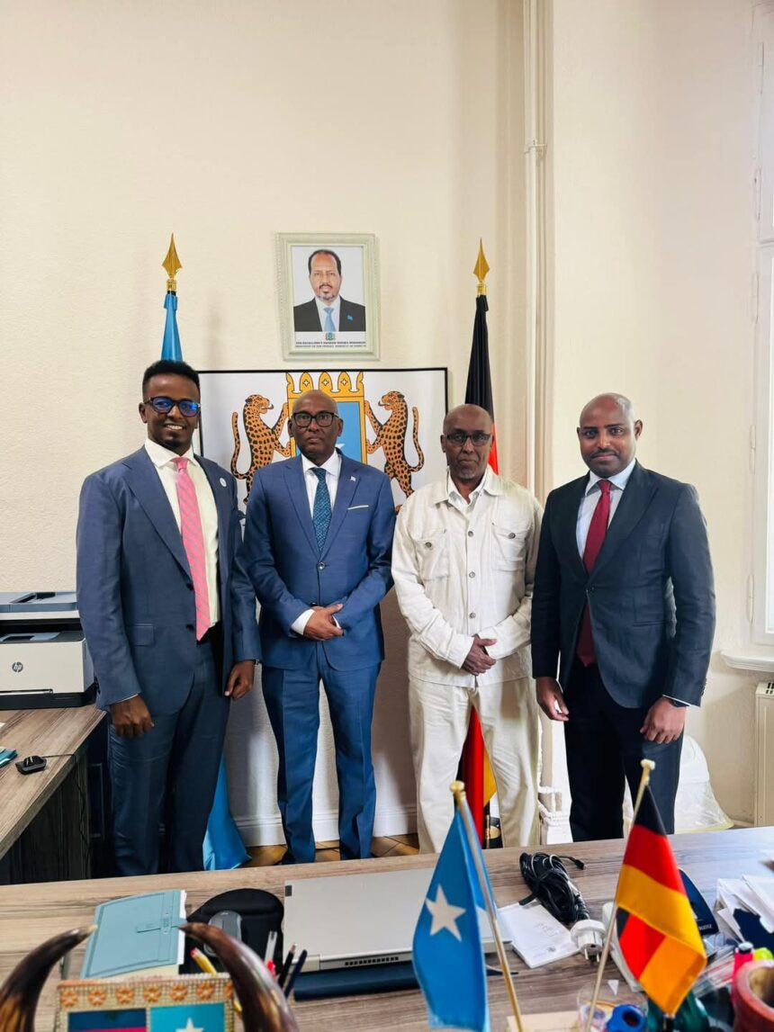 Somali Defence Delegation Welcomed at Embassy in Germany