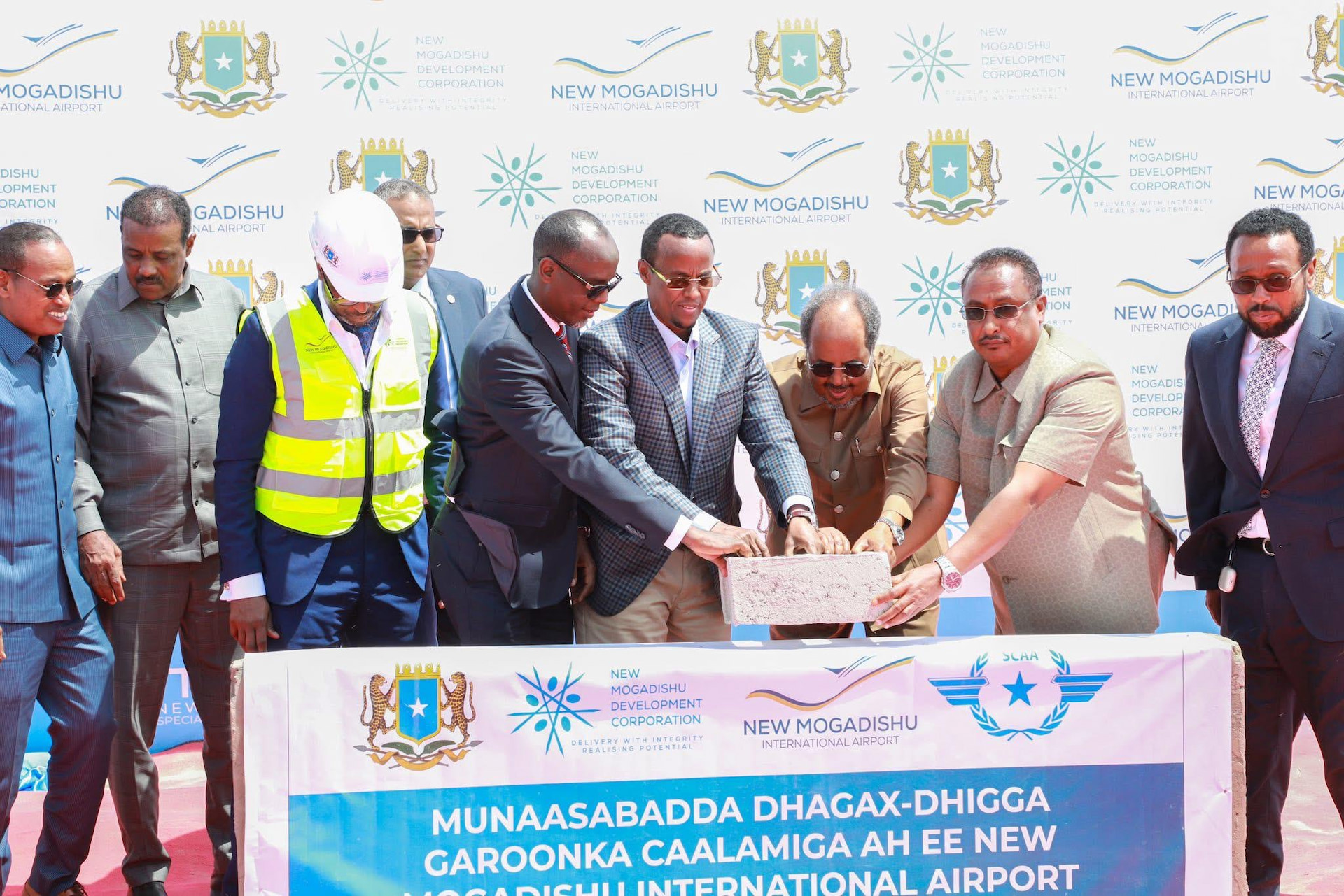President Hassan Lays Foundation for Major Infrastructure Projects in Middle Shabelle