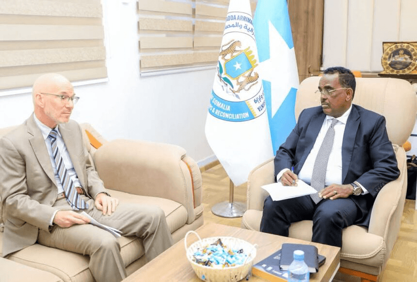Minister of Interior Meets UN Special Representative to Bolster State-Building and Stabilization Efforts