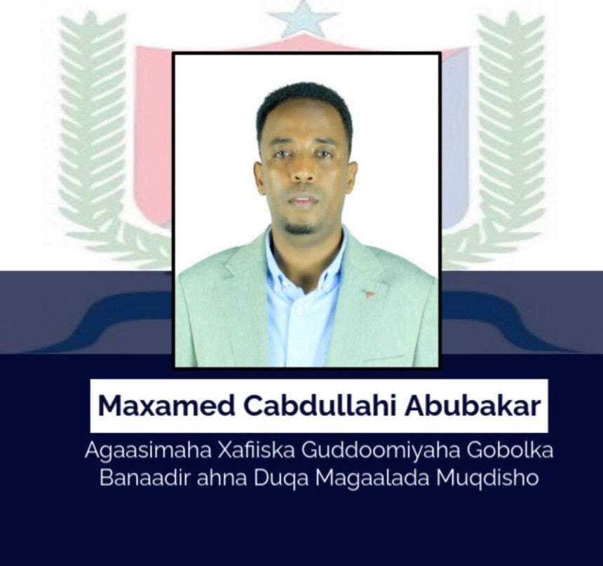 Mayor of Mogadishu Appoints New Director of the Office of the Governor