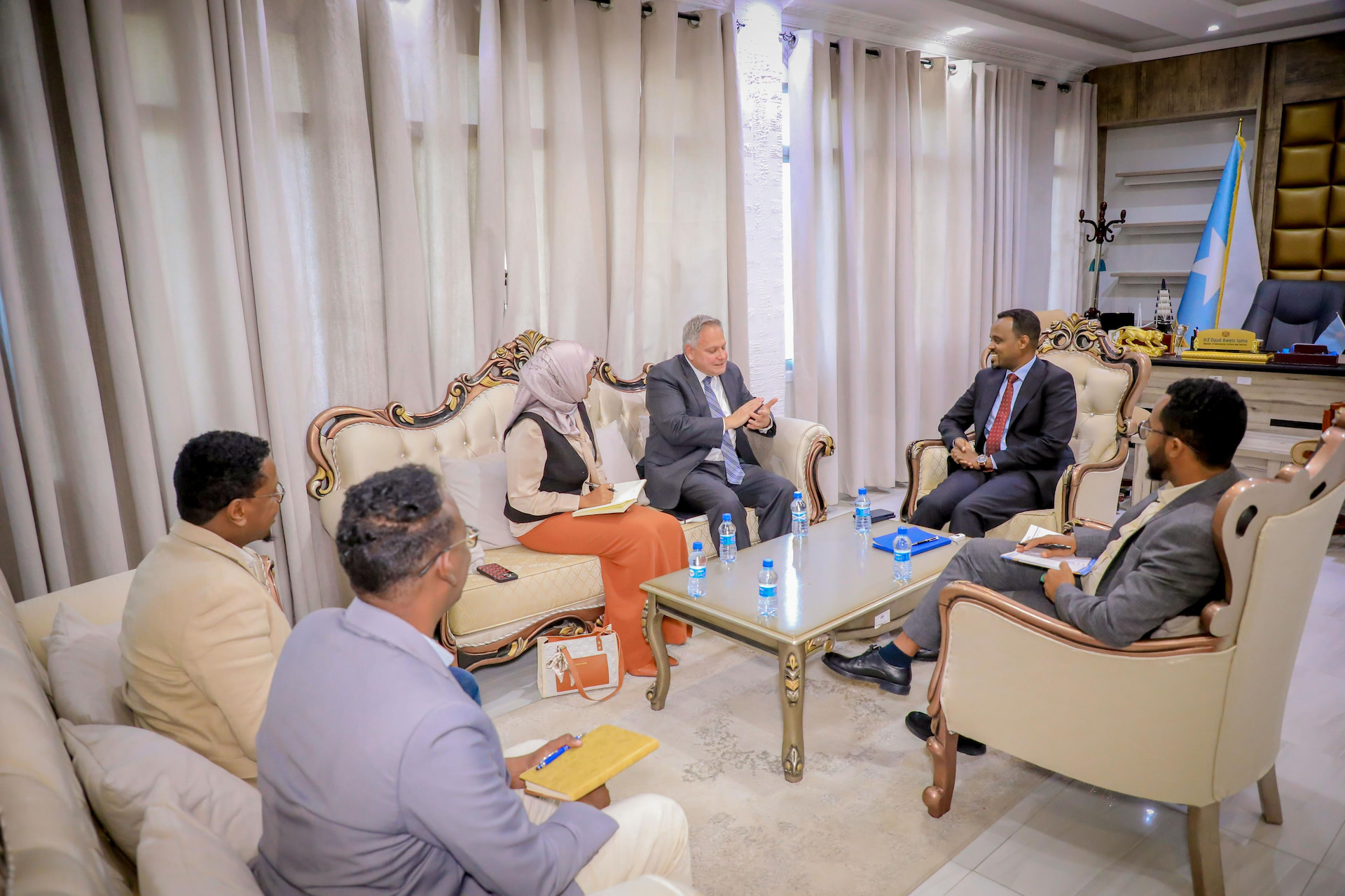 Deputy Minister of Information Receives U.S. Embassy Counterterrorism Advisor