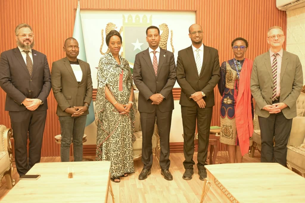 Somali Deputy FM Welcomes IOM Deputy Director General in Mogadishu