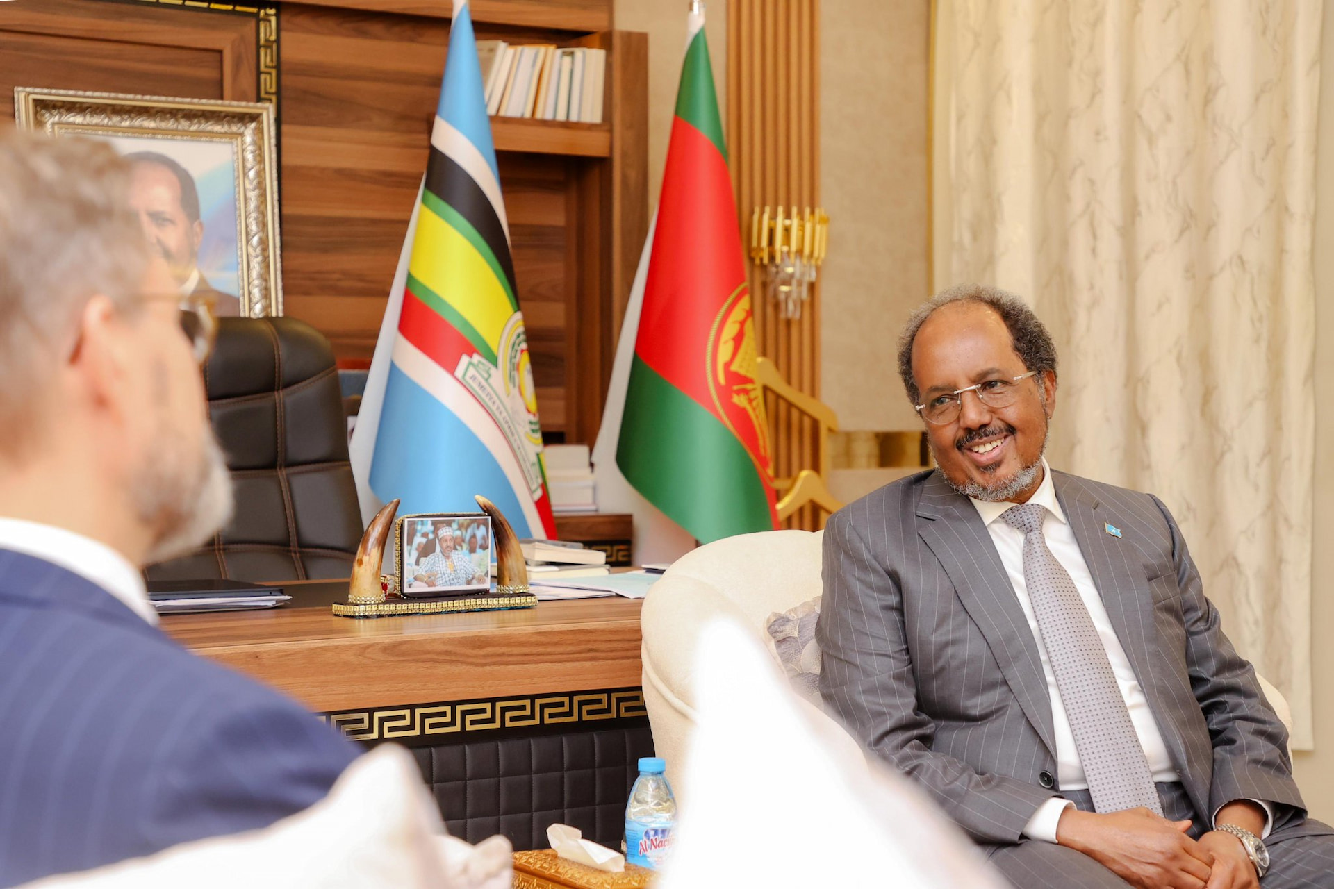 President Hassan Sheikh Bids Farewell to Outgoing Swedish Ambassador, Hails Bilateral Cooperation