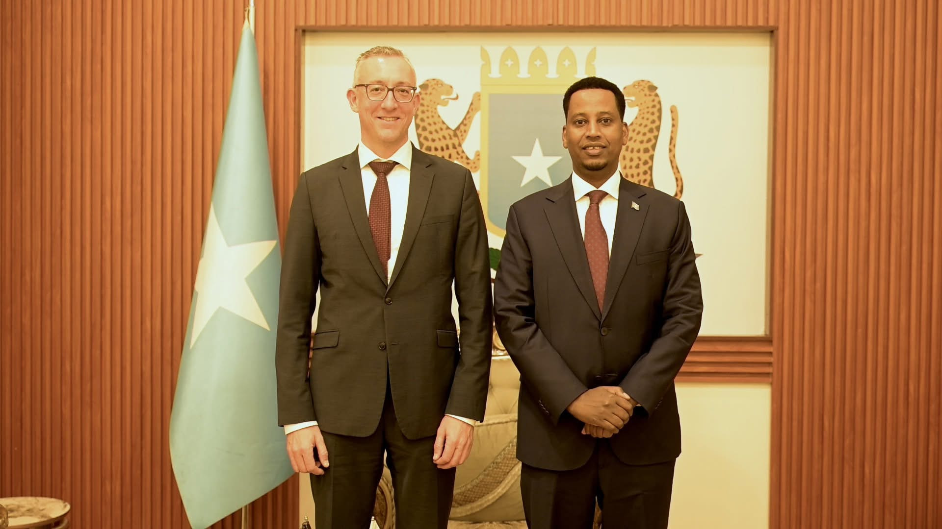 Somalia, Germany Reaffirm Strong Partnership in Deputy Foreign Minister’s Meeting with Ambassador Groth