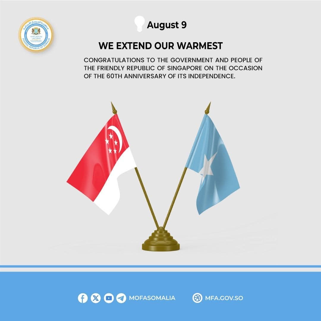Foreign Affairs Minister sends congratulations to Singapore on their Independence anniversary
