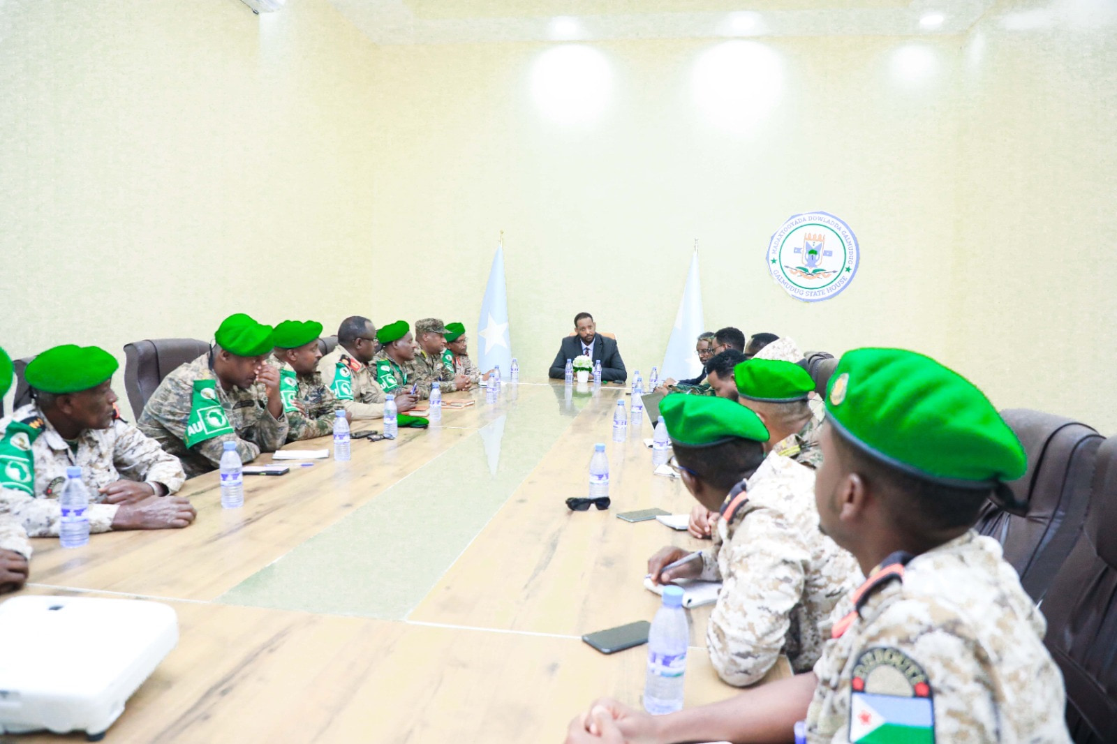 Galmudug Vice President Meets AU Peacekeeping Officials to Boost Security Cooperation