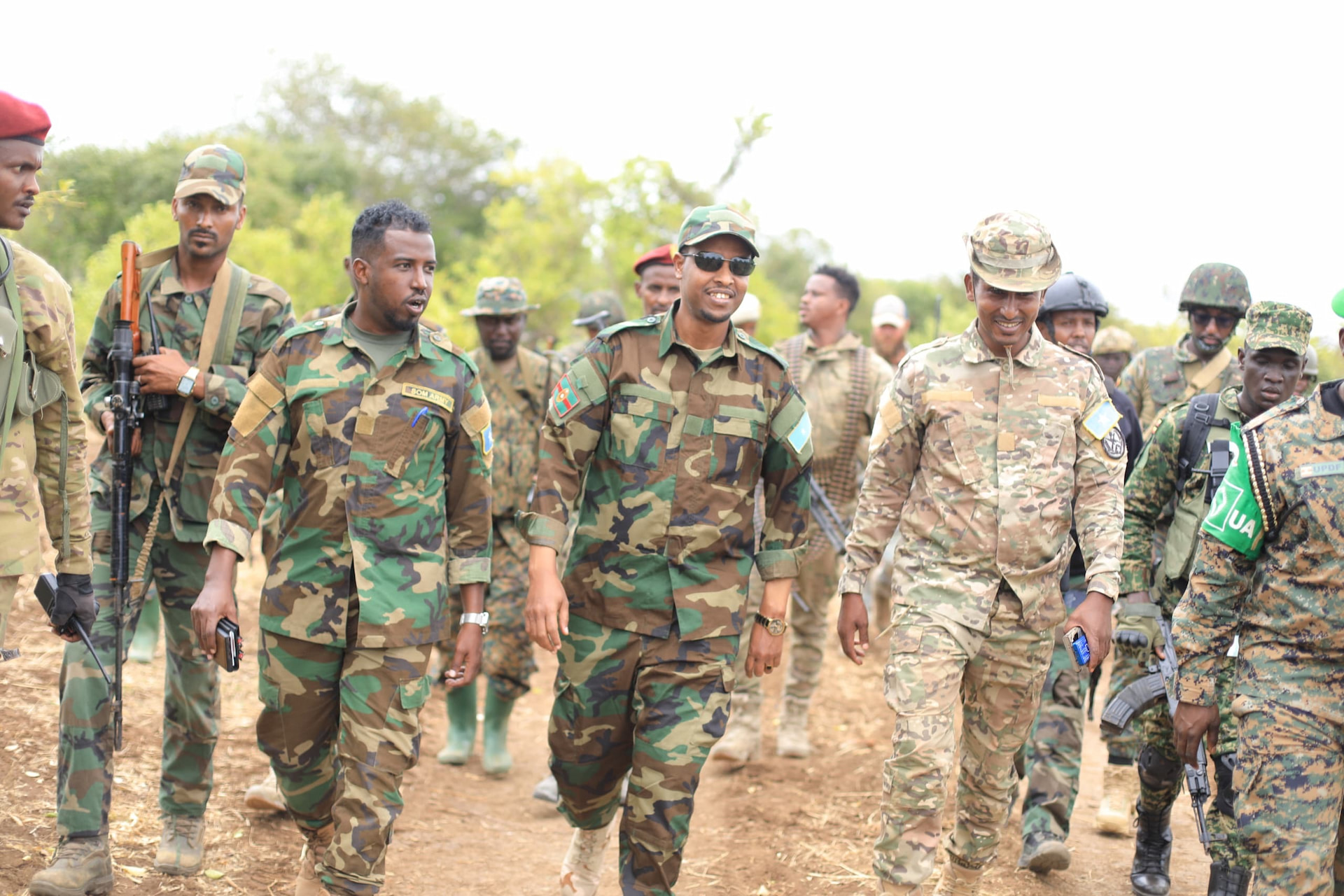 SNA’s Ground Forces Commander visits recently liberated town