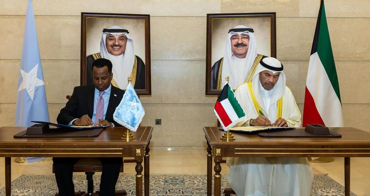 Somalia, Kuwait Sign Three Agreements to Boost Diplomatic Cooperation