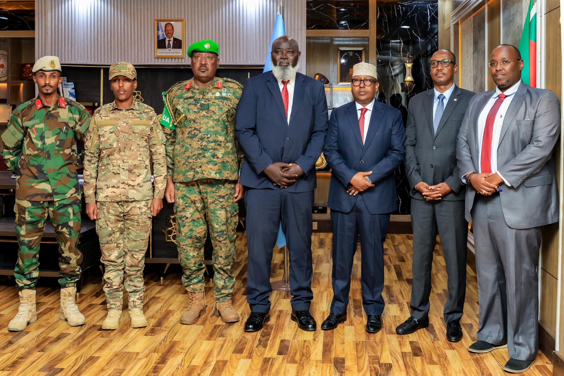 Defence Minister, AUSSOM Leadership Discuss Enhanced Security Cooperation