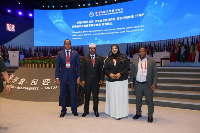 Somali Defense Minister Affirms Commitment to World Peace at Beijing International Forum