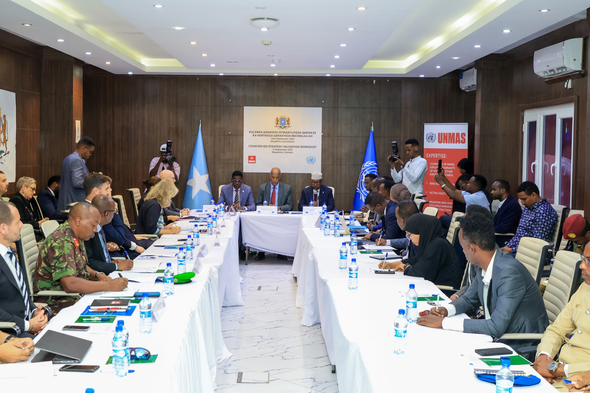 Counter-IED Strategy Validation Workshop Kicks Off in Mogadishu