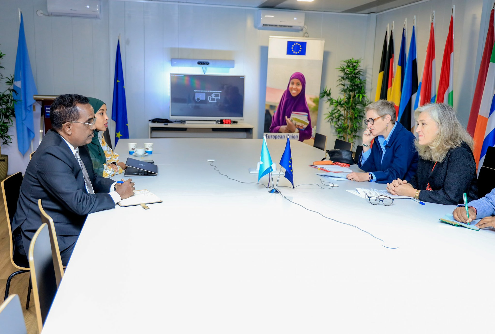 Interior Minister meets EU Ambassador to discuss cooperation on stabilization in North Eastern State of Somalia