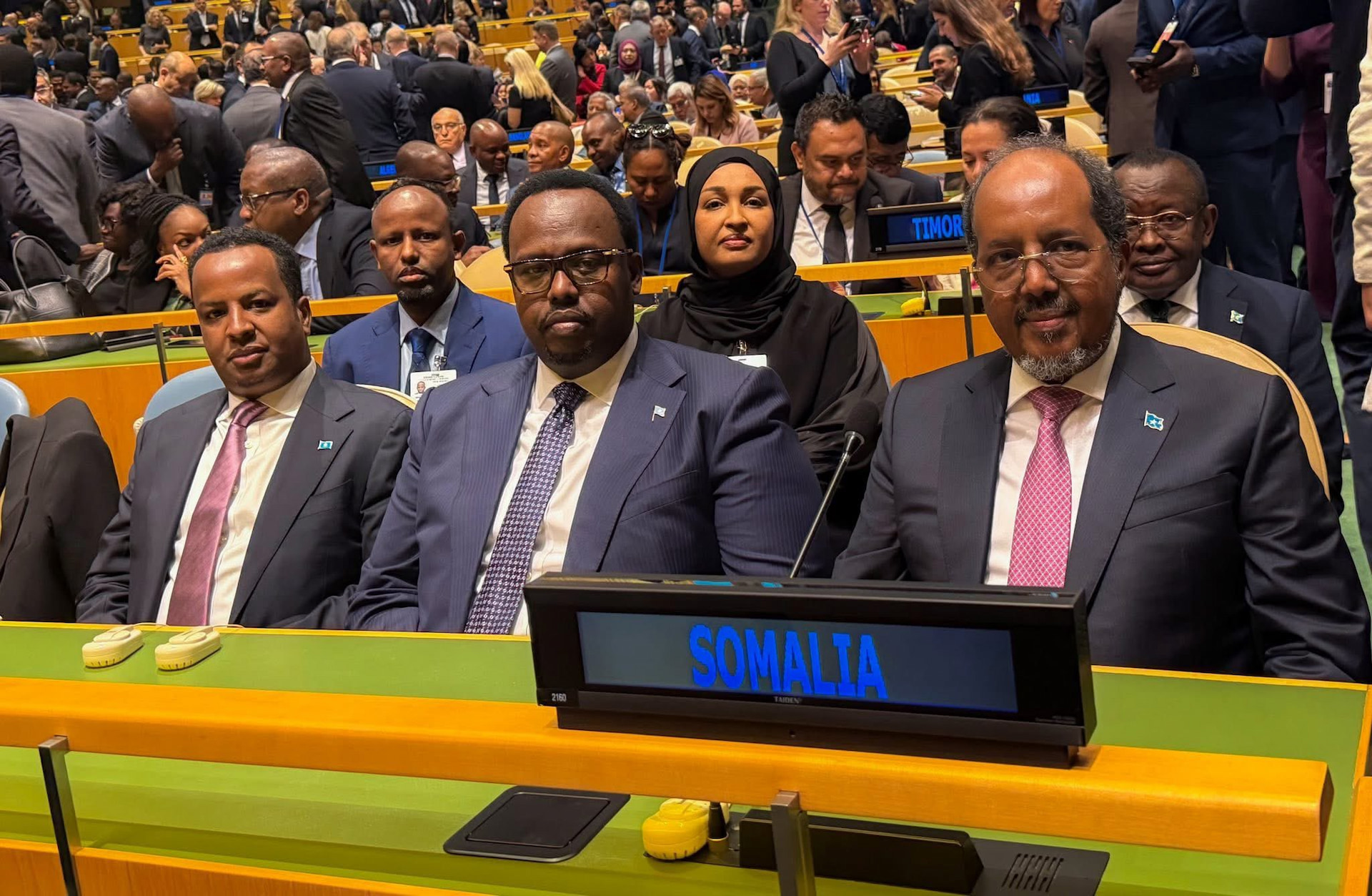 President Hassan Sheikh participates in the 80th session of the UNGA in ...
