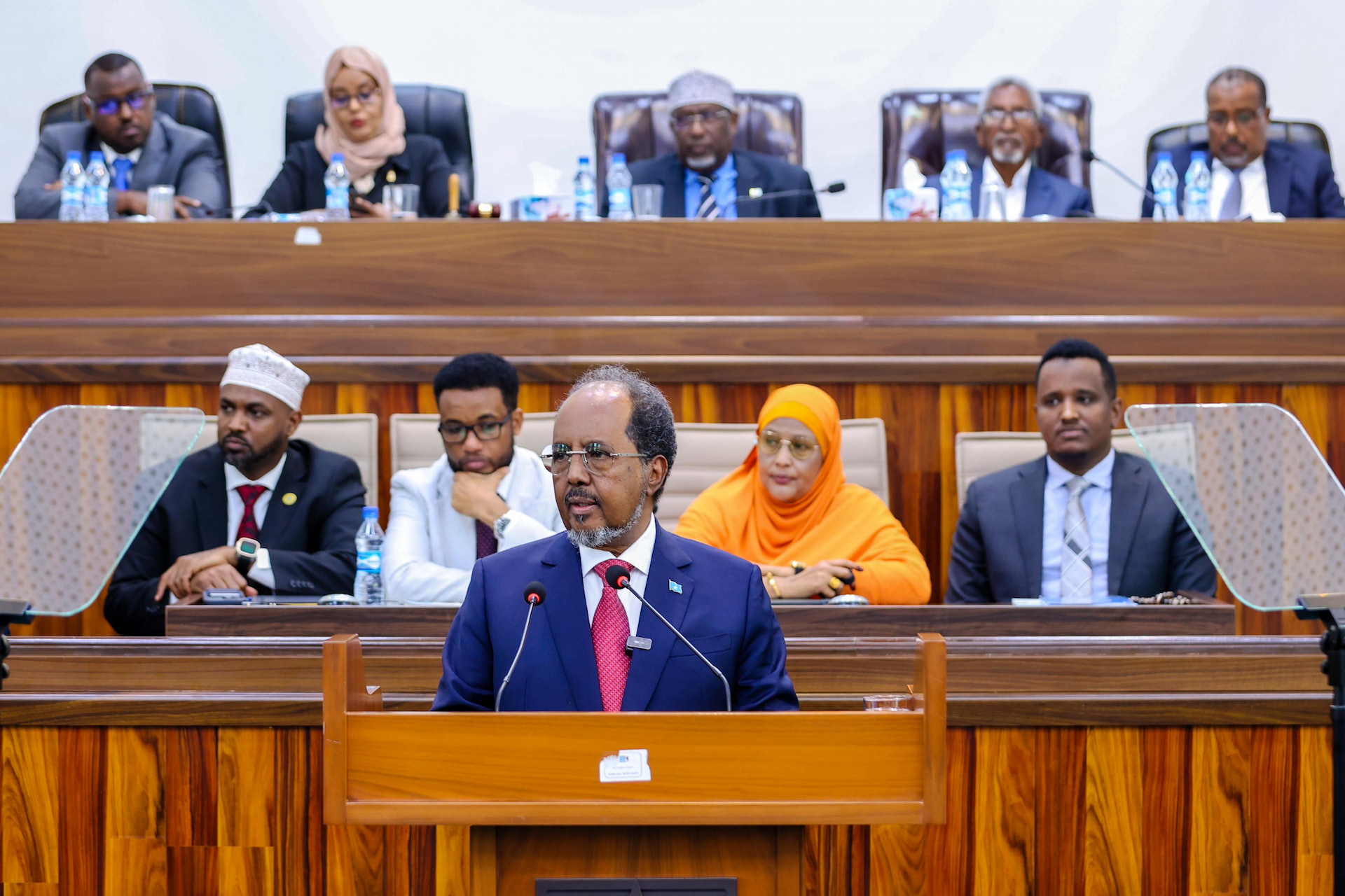 President Hassan Sheikh opens the 7th session of the Parliament