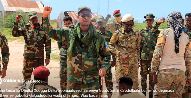 SNA Commander Visits El-Dheer to Encourage Troops Following Victory Over Extremists