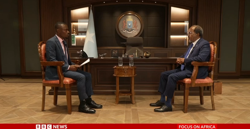 President Hassan Sheikh Mohamud Highlights Somalia's Progress in BBC Interview, Details Multi-Front War on Al-Shabaab