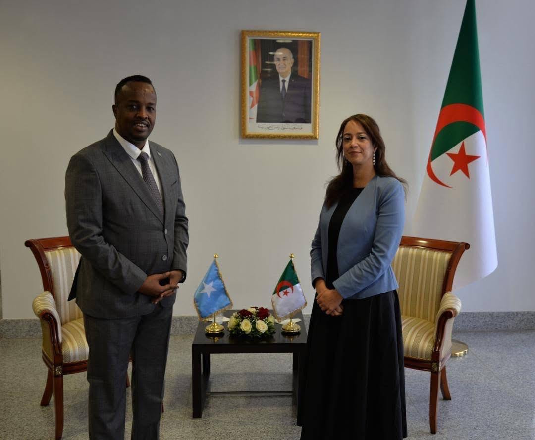 Somali Ambassador to Algiers Holds Strategic Talks with Algerian Deputy Foreign Minister
