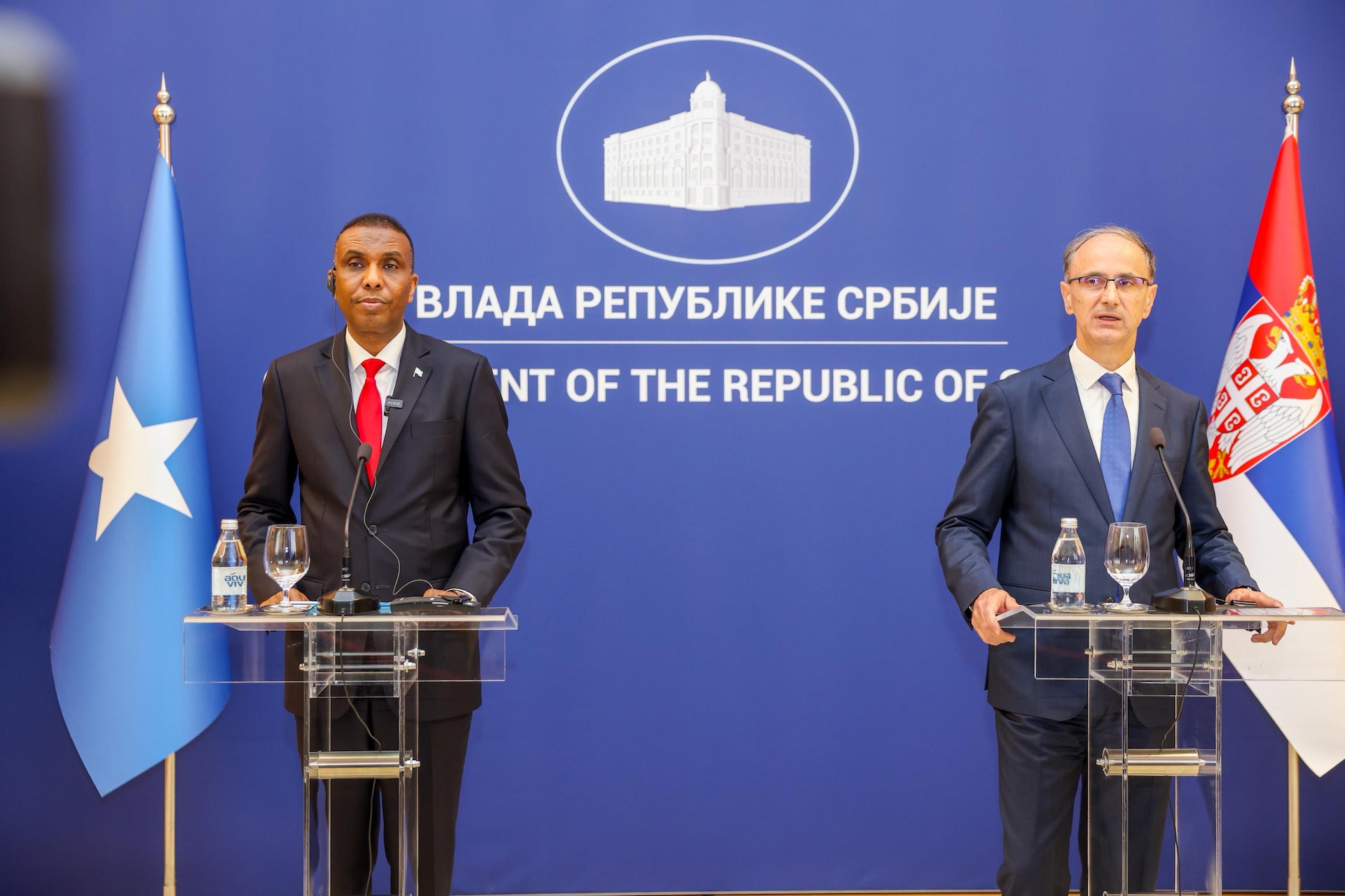 Prime Minister Hamza Strengthens Ties with Serbia in High-Level Visit