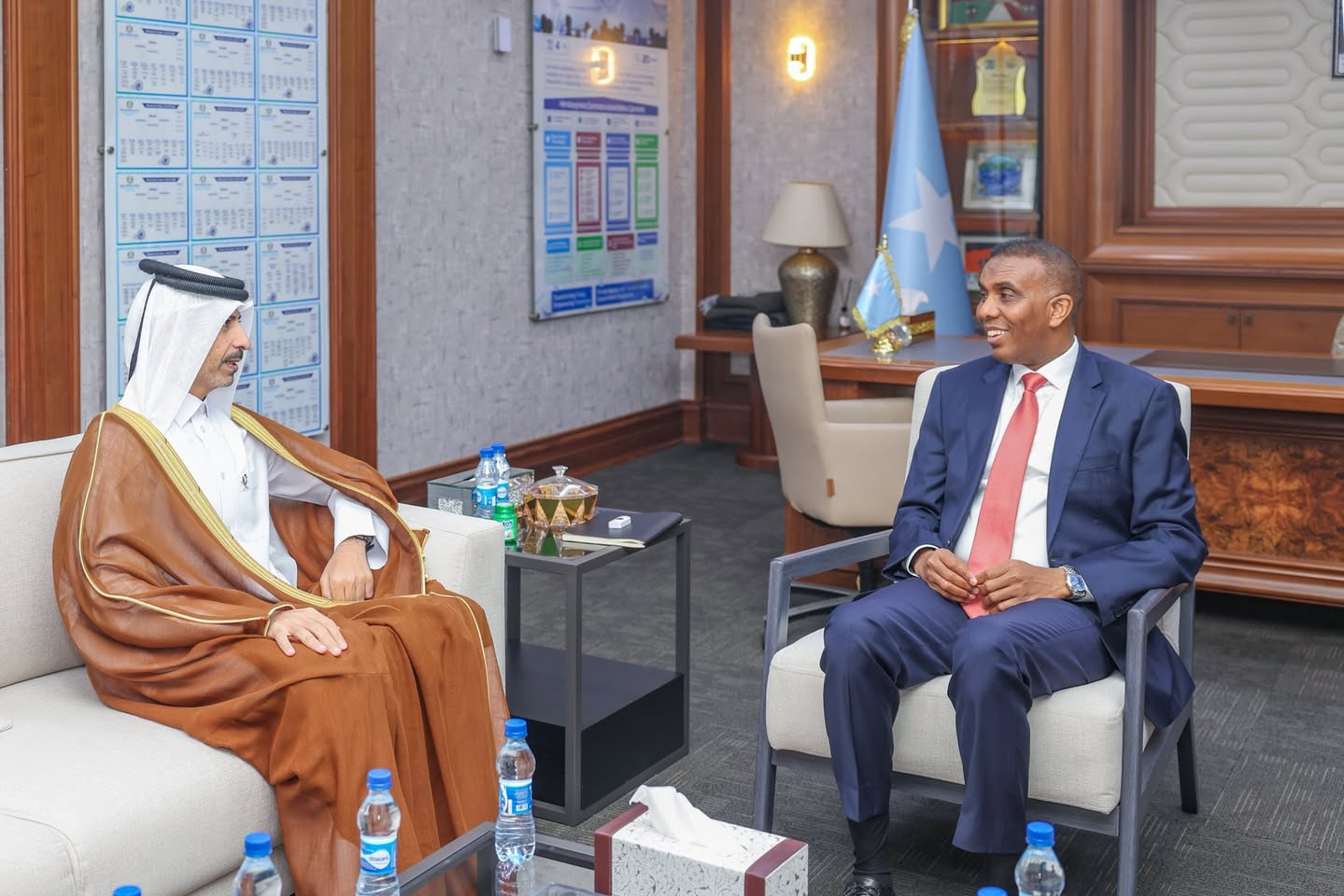 Somali Prime Minister receives Qatari Ambassador