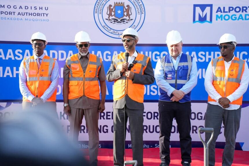 Mogadishu Port Infrastructure Upgrade Begins as Minister Lays Foundation Stone for New Roads