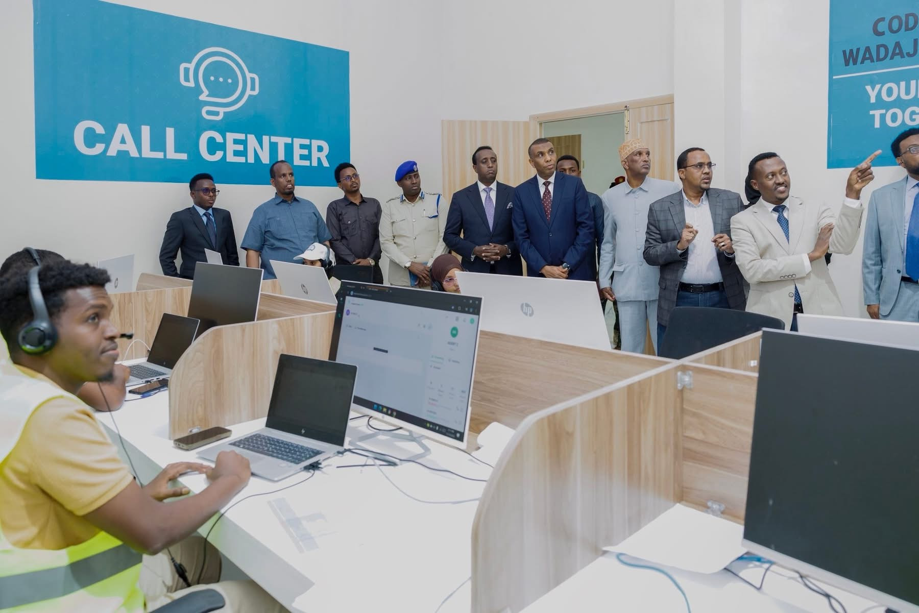 Prime Minister Hamza Inspects Electoral Commission as Voter Card Issuance Begins