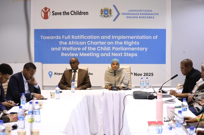 Somali Parliament and Save The Children Host Workshop on African Child Rights Charter