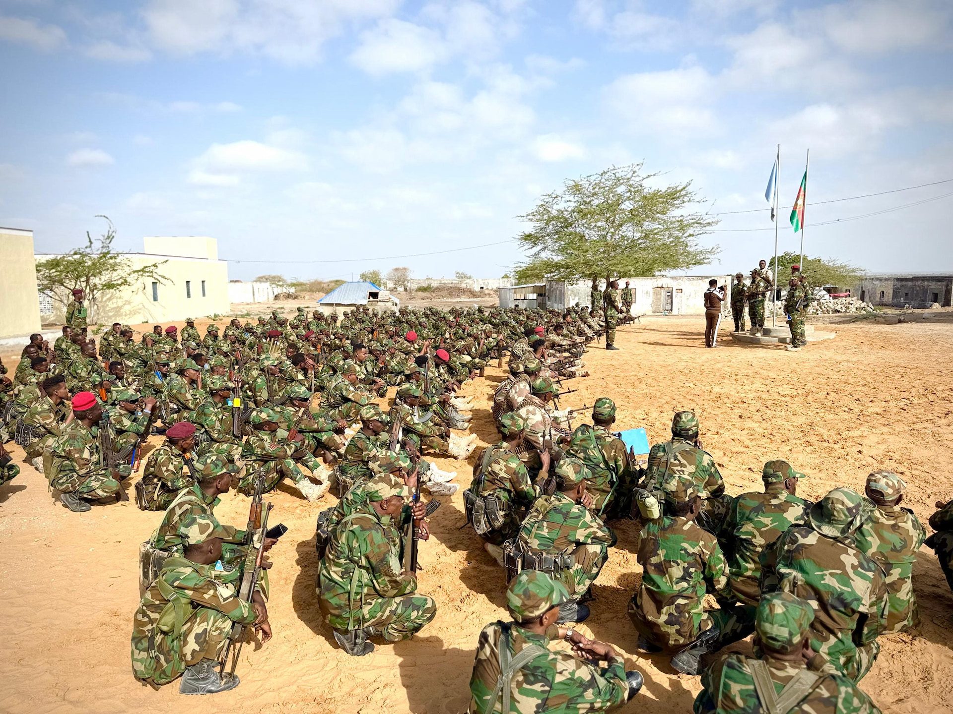 The Commander of the 6th Brigade Concludes Training for SNA Units in Lower Shabelle