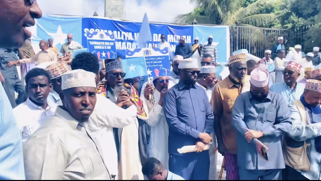 Somali Traditional Elders Rally at Daljirka Daahsoon Against Israeli Interference