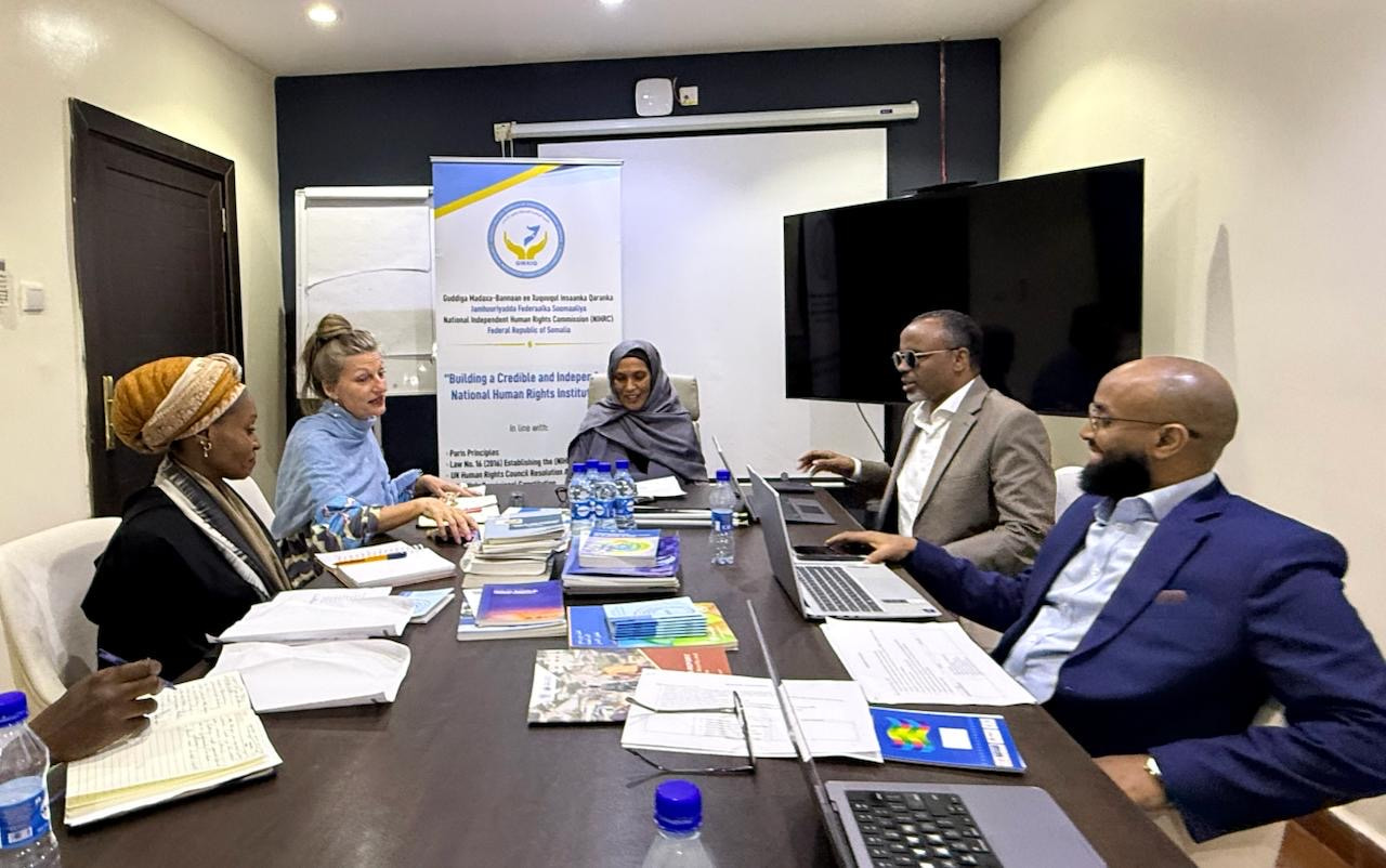 Dr. Maryam Qasim Meets UN Human Rights Chief to Strengthen Somalia’s Rights Commission