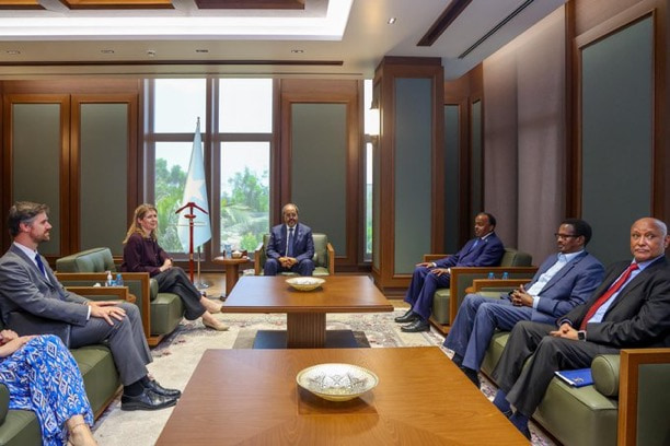 President Hassan meets UK State Minister for Development