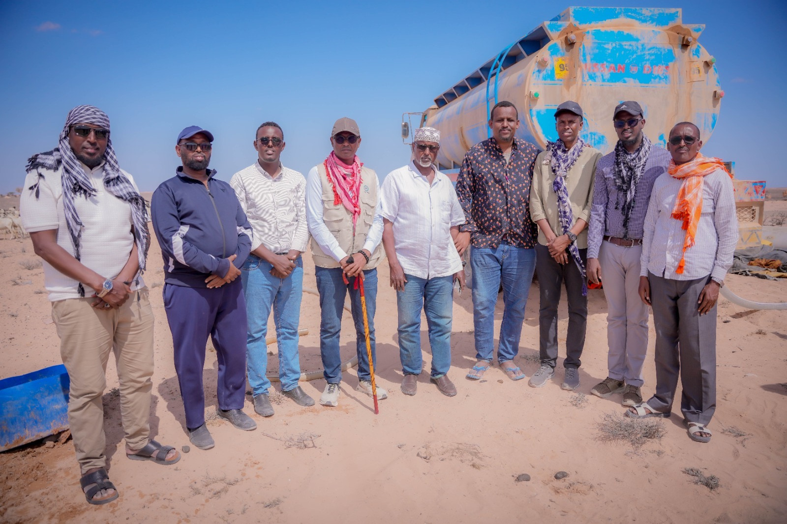 SoDMA Delivers 100 Water Tankers to Af-Barwaaqo Drought Committee