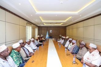 President Hassan Sheikh Holds Security and Community Consultations in Jowhar