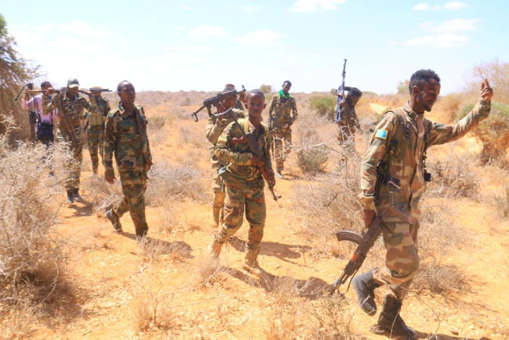 Ciidamada Daraawiishta oo Howlgal ka sameeyay Deegaano dhaca Koonfurta galmudug