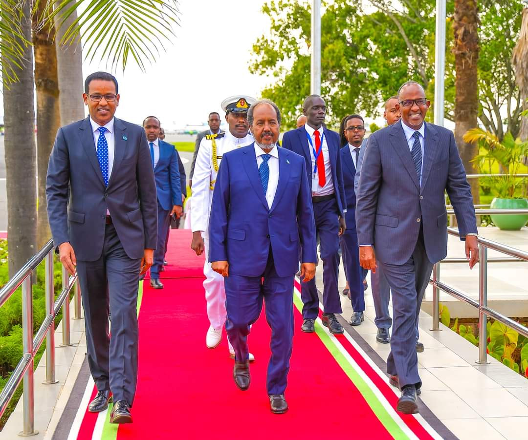 Madaxweyne Xasan Sheekh Maxamuud oo gaaray Nairobi Kenya