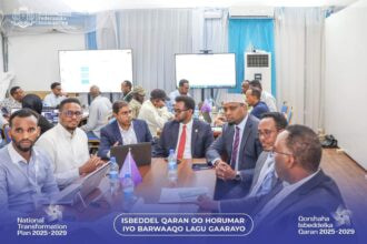 Wasiirrada Qorsheynta iyo Isgaarsiinta oo kormeeray xarunta lagu diyaarinayo Qorshaha Isbeddelka Qaranka